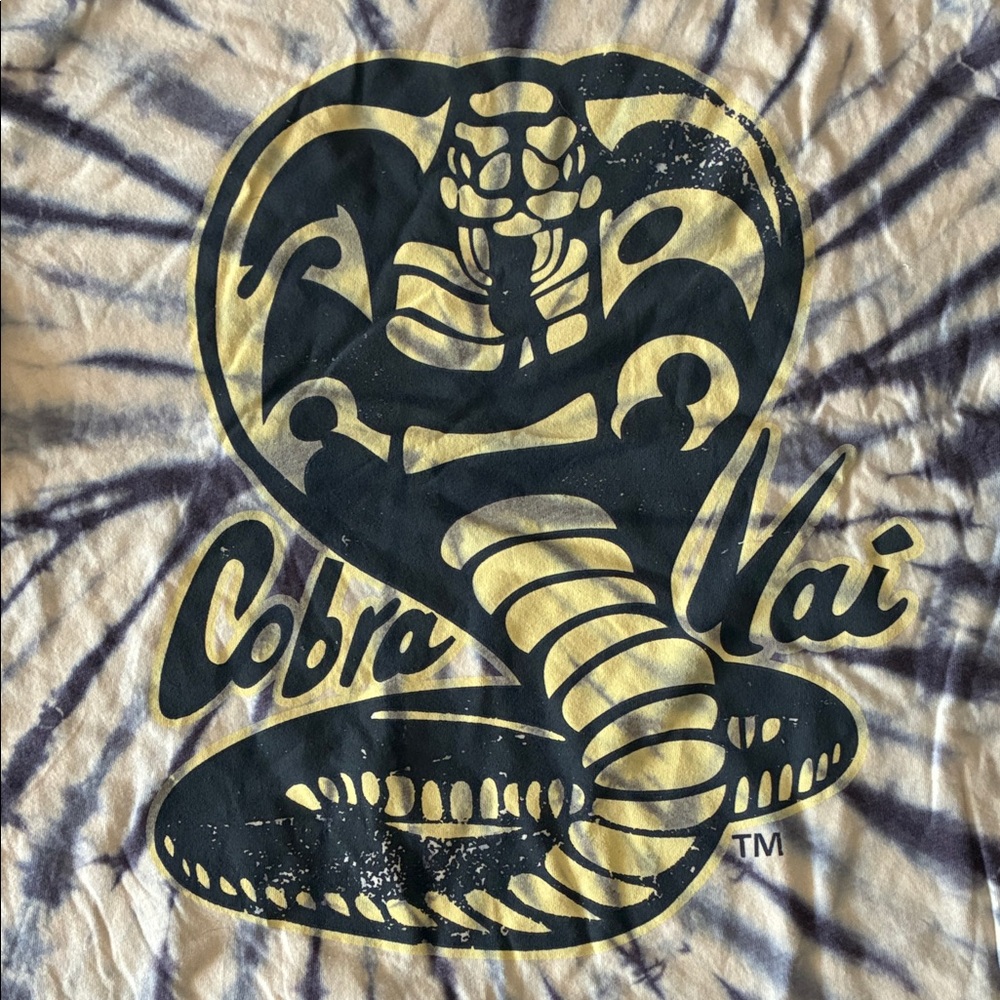 NWT Men’s Tie-Dye Cobra Kai T-Shirt - Picture 2 of 3